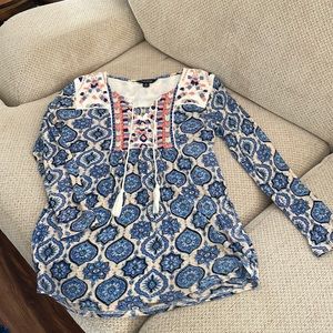 Lucky Brand Bohemian Style Blouse